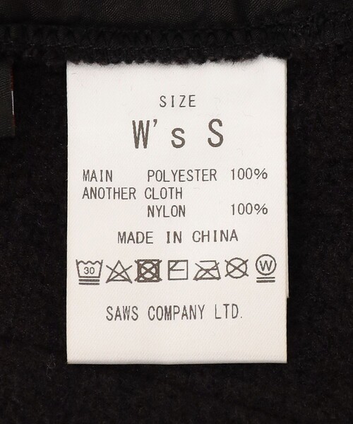 Aresense（アーセンス）の「BURLAP OUTFITTER × Aresense/バーラップアウトフィッター 別注ニットフリースパンツ（スウェットパンツ・レディース・ブラック/オフホワイト・SMALL/MEDIUM）」の14枚目の写真