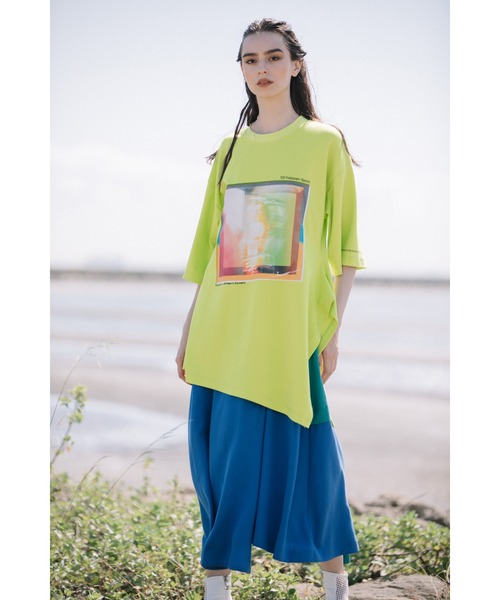 AULA AILA（アウラアイラ）の「フォトプリントTシャツ（Tシャツ