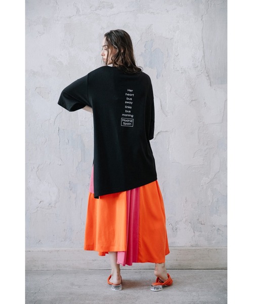 新品 AULA AILA アウラアイラ アンモナイトプリントTシャツ AULA AILA tシャツ アンモナイトプリントTシャツ レディース