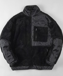 make a ray! | シェルパフリース×キルティング ジップスタンド ジャケット/ジップジャケット(ブルゾン)