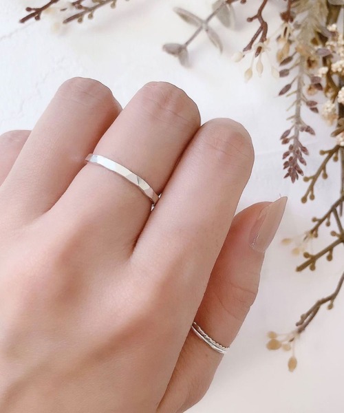 fing.（フィング）の「glow クラフトリング（リング・レディース・ピンクゴールド/シルバー/ゴールド・11号/5号/9号/13号/3号/7号/15号）」の7枚目の写真