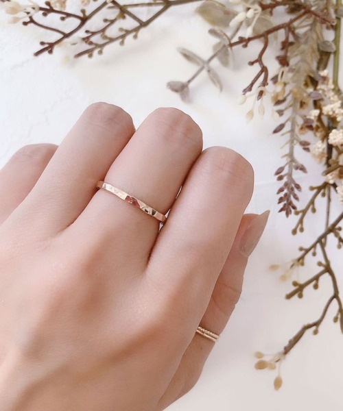 fing.（フィング）の「glow クラフトリング（リング・レディース・ピンクゴールド/シルバー/ゴールド・11号/5号/9号/13号/3号/7号/15号）」の8枚目の写真