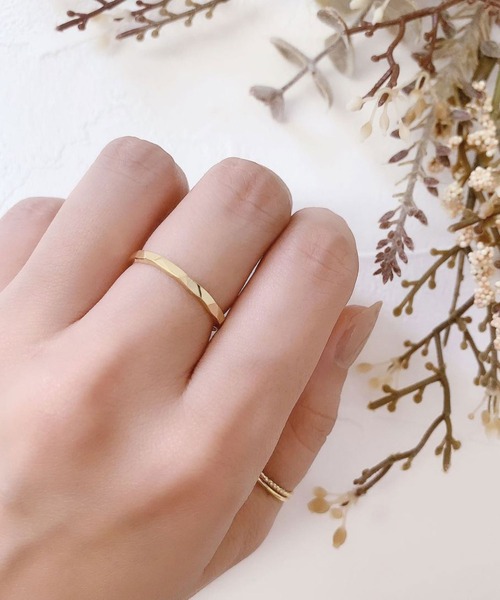 fing.（フィング）の「glow クラフトリング（リング・レディース・ピンクゴールド/シルバー/ゴールド・11号/5号/9号/13号/3号/7号/15号）」の12枚目の写真