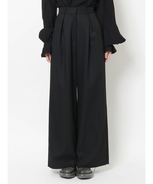 EMODA(エモダ)の「カルゼワイドパンツ(その他パンツ・レディース・ホワイト/ブラック/ブルー/ブラウン・SMALL/MEDIUM)」の18枚目の写真