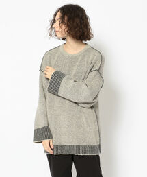 B'2nd | LAid Back (レイドバック)CROPPED KNITTED SWEATER(ニット/セーター)