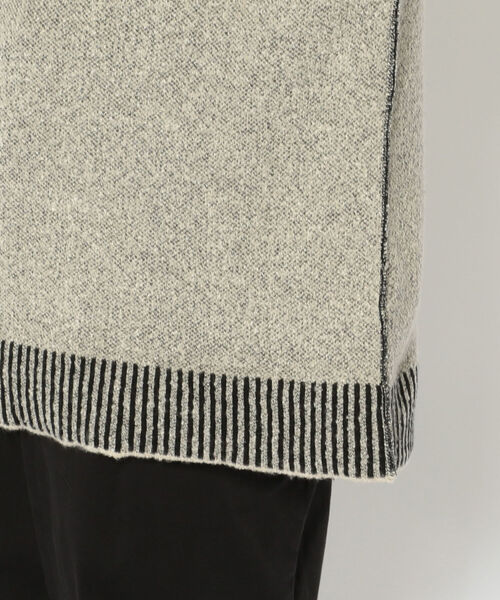 B'2nd（ビーセカンド）の「LAid Back (レイドバック)CROPPED KNITTED SWEATER（ニット/セーター・メンズ・グレー・2）」の6枚目の写真