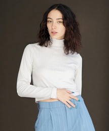 GLITTER HIGH NECK TOP