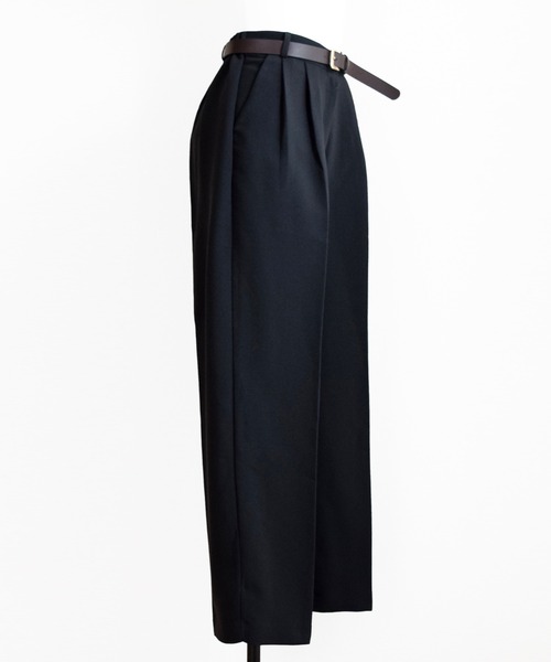 Marient（マリエント）の「モーブタックパンツ（スラックス・レディース・ブラック/ブラウン・FREE）」の4枚目の写真