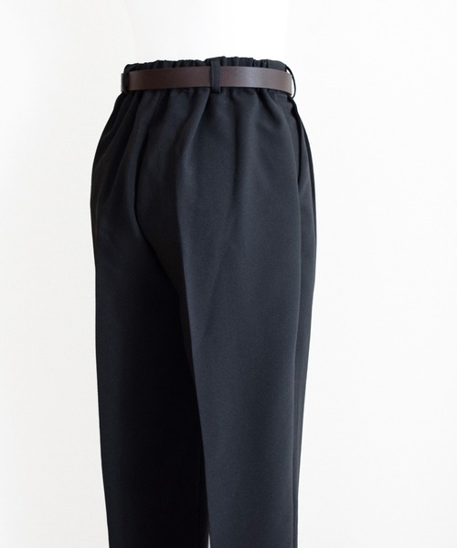 Marient（マリエント）の「モーブタックパンツ（スラックス・レディース・ブラック/ブラウン・FREE）」の6枚目の写真