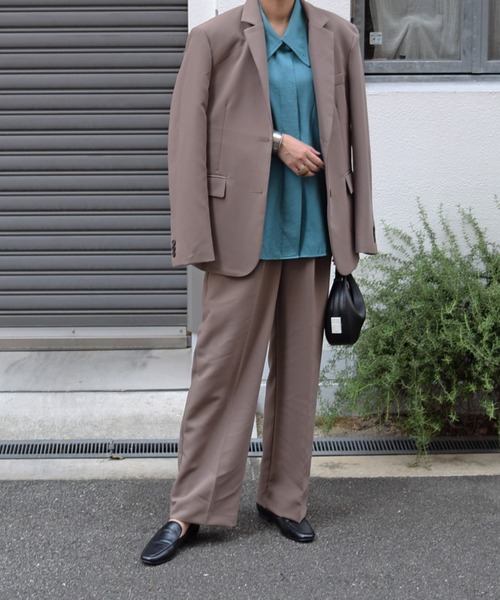 Marient（マリエント）の「モーブタックパンツ（スラックス・レディース・ブラック/ブラウン・FREE）」の9枚目の写真