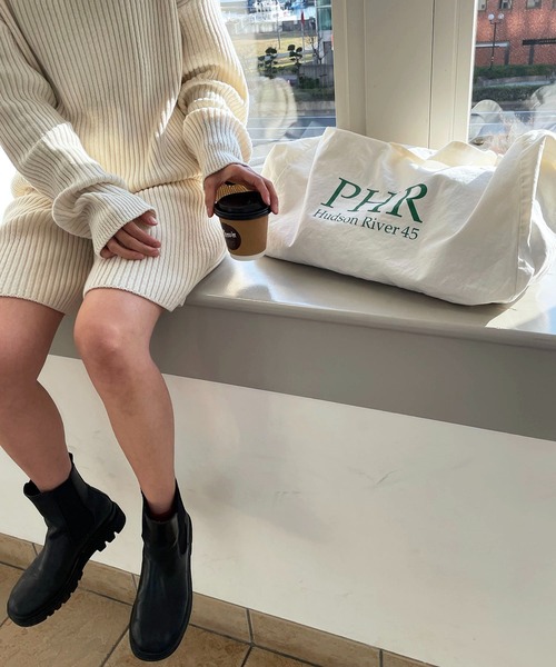 CANAL JEAN（キャナルジーン）の「RED CHOP WORKS(レッドチョップワークス) "PHR"ボストンBAG（ボストンバッグ・レディース・ブラック/グリーン・ONE SIZE）」の9枚目の写真