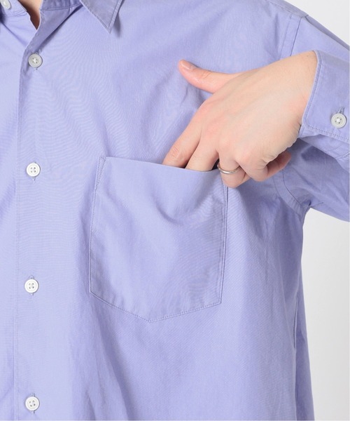 417 EDIFICE(フォーワンセブンエディフィス)の「【ESSENTIAL / エッセンシャル】 レギュラーシャツ(シャツ/ブラウス・メンズ・グレー系その他/ブルー/ブルー系その他/ホワイト/グレー/ベージュ・SMALL/MEDIUM/LARGE)」の13枚目の写真