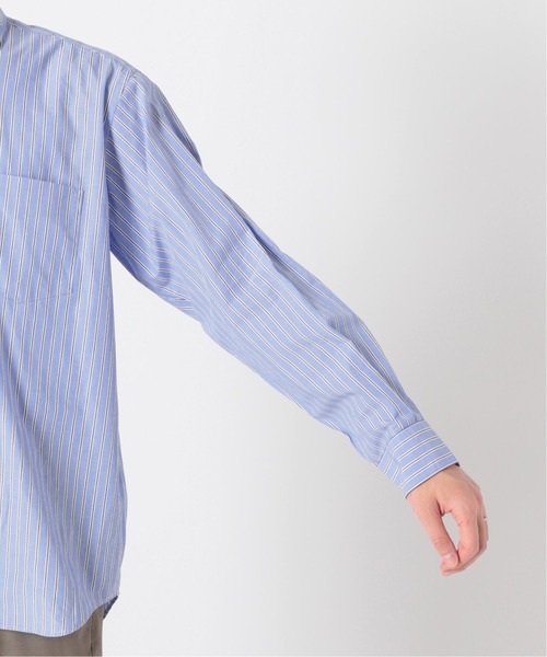 417 EDIFICE(フォーワンセブンエディフィス)の「【ESSENTIAL / エッセンシャル】 レギュラーシャツ(シャツ/ブラウス・メンズ・グレー系その他/ブルー/ブルー系その他/ホワイト/グレー/ベージュ・SMALL/MEDIUM/LARGE)」の14枚目の写真