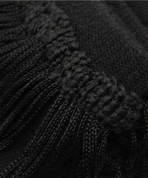 WEGO（ウィゴー）の「WEGO/フリンジソックス（ソックス/靴下・レディース・ホワイト/ブラック・FREE）」の5枚目の写真