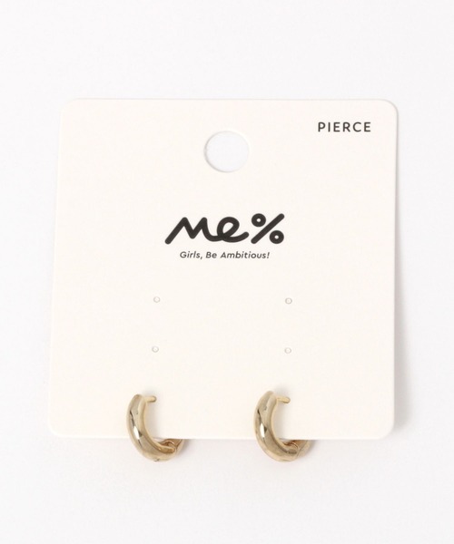 Me%（ミィパーセント）の「プックリフープワンタッチピアス（ピアス（両耳用）・レディース・グレー系その他/イエロー系その他・FREE）」の12枚目の写真