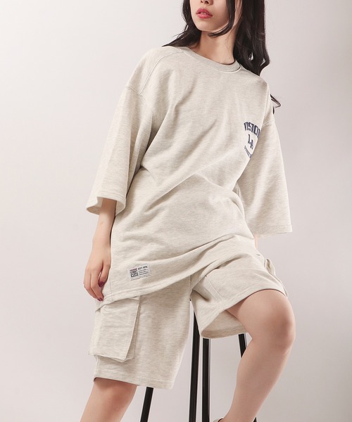 VISION STREET WEAR(ヴィジョンストリートウェア)の「VISION STREET WEAR 発泡ロゴ裏毛カーゴスウェットショーツ(カーゴパンツ・メンズ・チャコールグレー/ネイビー/グリーン/キナリ・LL/M/L)」の19枚目の写真