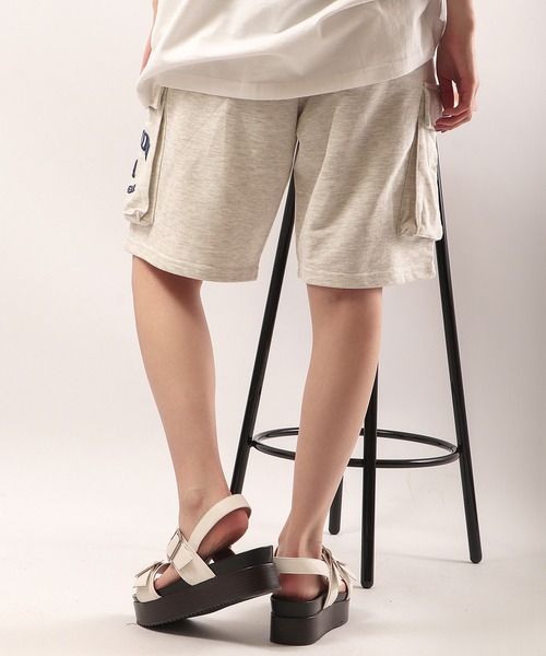 VISION STREET WEAR(ヴィジョンストリートウェア)の「VISION STREET WEAR 発泡ロゴ裏毛カーゴスウェットショーツ(カーゴパンツ・メンズ・チャコールグレー/ネイビー/グリーン/キナリ・LL/M/L)」の17枚目の写真