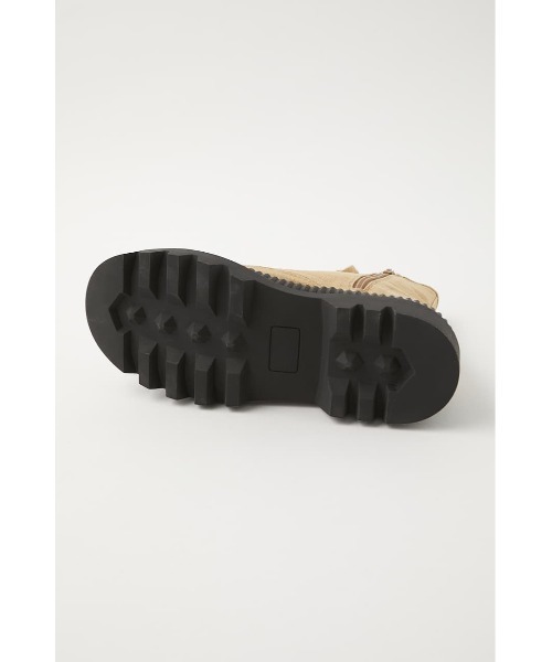 MOUSSY（マウジー）の「RUGGED SOLE CANVAS DECK　HI（スニーカー・レディース・ブラック/ベージュ・SMALL/MEDIUM/LARGE）」の19枚目の写真