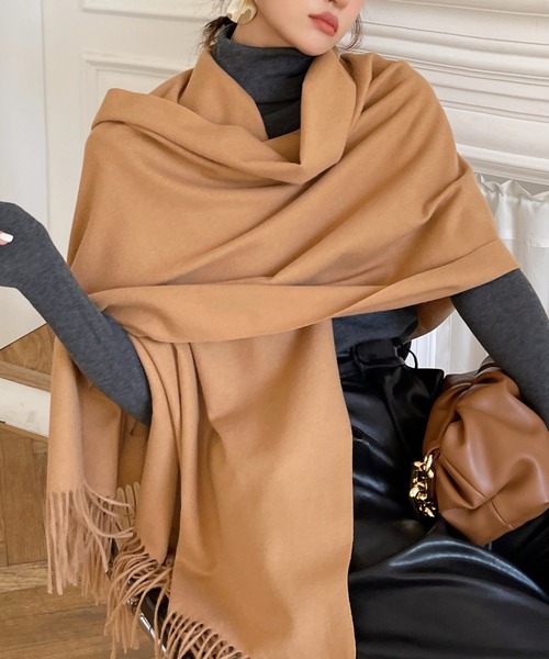 セール】ストール リバーシブル 大判 厚手 ショール マフラー