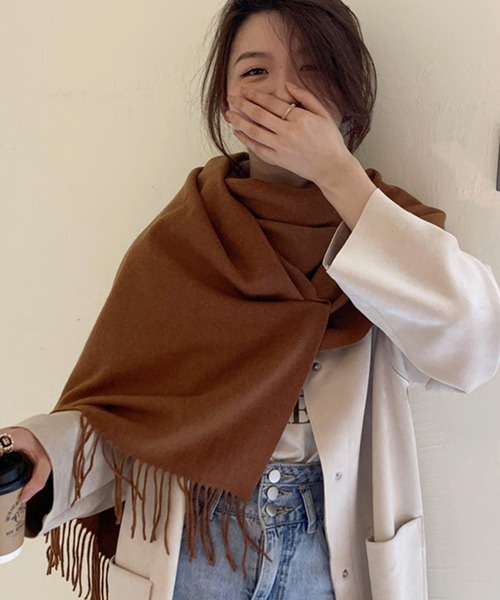 セール】ストール リバーシブル 大判 厚手 ショール マフラー