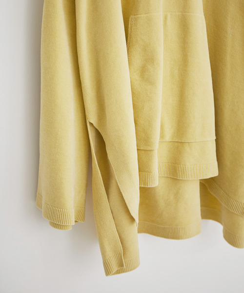 SALON adam et rope'(サロン アダム エ ロペ)の「【極上の肌ざわり】メキシカンパーカー -CreamyCotton /クリーミーコットン-(パーカー・レディース・パープル/グレー/イエロー・FREE)」の19枚目の写真