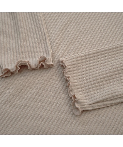 flower（フラワー）の「ゴージャスレーストップ2（Tシャツ/カットソー・レディース・グレー/ピンク/アイボリー/ベージュ・FREE）」の13枚目の写真