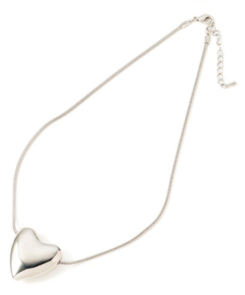 Casselini（キャセリーニ）の「Casselini(キャセリーニ)ハートネックレス（ネックレス・レディース・シルバー/ゴールド・FREE）」の4枚目の写真