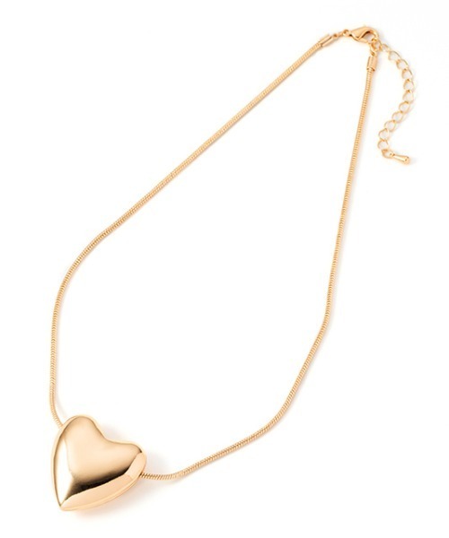 Casselini（キャセリーニ）の「Casselini(キャセリーニ)ハートネックレス（ネックレス・レディース・シルバー/ゴールド・FREE）」の10枚目の写真