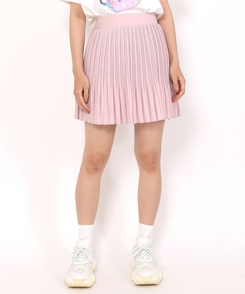 PUNYUS（プニュズ）の「クリスタルプリーツフレアミニスカート（スカート・レディース・ブラック/ピンク/ホワイト・4/3/2/1）」の3枚目の写真