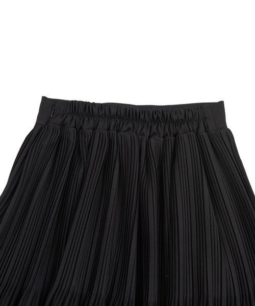 PUNYUS（プニュズ）の「クリスタルプリーツフレアミニスカート（スカート・レディース・ブラック/ピンク/ホワイト・4/3/2/1）」の11枚目の写真