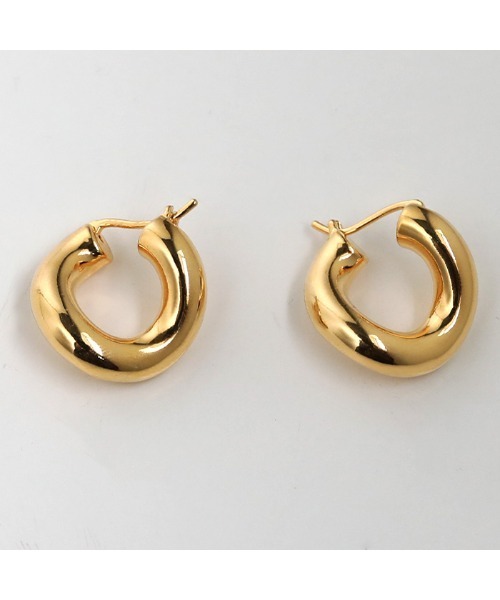 select MOCA（セレクトモカ）の「ツイストフープピアス（ピアス（両耳用）・レディース・シルバー/ゴールド・FREE）」の9枚目の写真