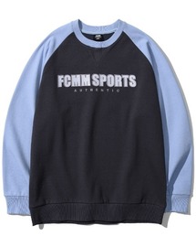 LOOSE FIT COLOR BLOCK SWEATSHIRTS/ルーズフィットカラーブロックスウェットシャツ