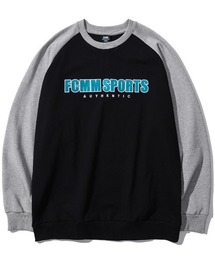 LOOSE FIT COLOR BLOCK SWEATSHIRTS/ルーズフィットカラーブロックスウェットシャツ