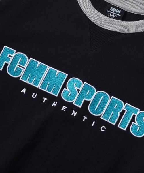 FCMM(エフシーエムエム)の「LOOSE FIT COLOR BLOCK SWEATSHIRTS/ルーズフィットカラーブロックスウェットシャツ(スウェット・メンズ・チャコールグレー/ブラック/オリーブ・MEDIUM/LARGE)」の6枚目の写真