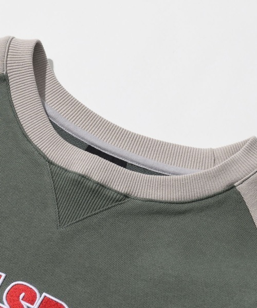 FCMM(エフシーエムエム)の「LOOSE FIT COLOR BLOCK SWEATSHIRTS/ルーズフィットカラーブロックスウェットシャツ(スウェット・メンズ・チャコールグレー/ブラック/オリーブ・MEDIUM/LARGE)」の17枚目の写真
