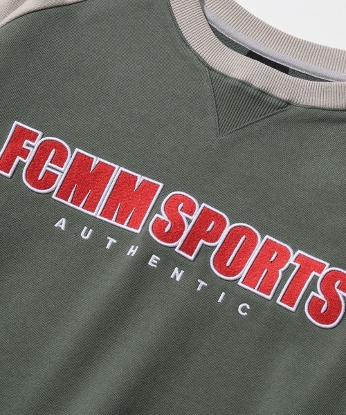 FCMM(エフシーエムエム)の「LOOSE FIT COLOR BLOCK SWEATSHIRTS/ルーズフィットカラーブロックスウェットシャツ(スウェット・メンズ・チャコールグレー/ブラック/オリーブ・MEDIUM/LARGE)」の18枚目の写真