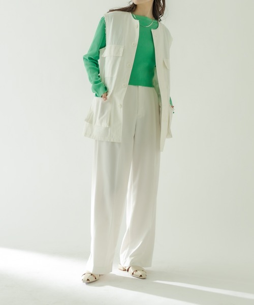 mystic(ミスティック)の「ミリタリージレ(ベスト・レディース・ホワイト/ブラック/カーキ・FREE)」の5枚目の写真