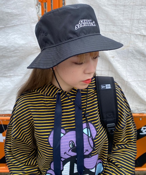 NEW ERA(ニューエラ)の「//NEW ERA×Candy Stripper//CANDY LOGO ADVENTUR LIGHT ハット(ハット・レディース・ブラック・FREE)」の1枚目の写真