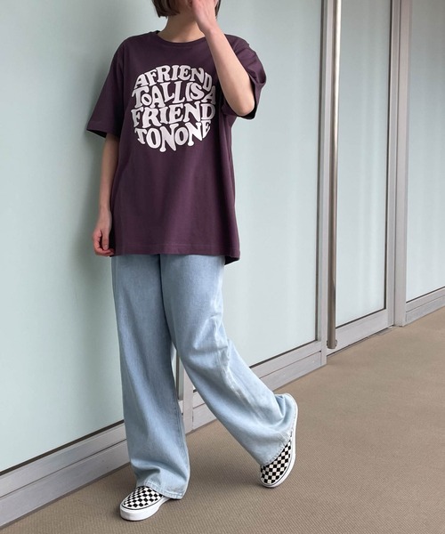 WEGO(ウィゴー)の「WEGO/ロゴモチーフ半袖Tシャツ(Tシャツ/カットソー・メンズ・その他5/その他2/その他1/その他4/その他3・MEDIUM/LARGE/SMALL)」の22枚目の写真