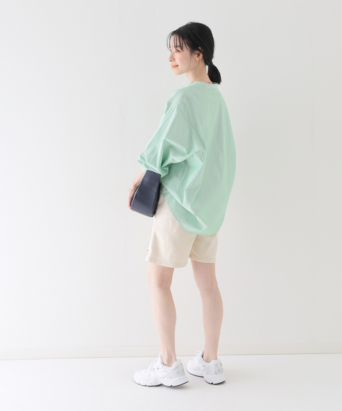 SLOBE IENA(スローブイエナ)の「【MIXTA/ミクスタ】スエットショートパンツ(その他パンツ・レディース・ネイビー/アイボリー・FREE)」の9枚目の写真