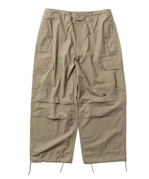 WHO'S WHO gallery(フーズフーギャラリー)の「COOPERパラシュートパンツ(カーゴパンツ・メンズ・ブラック/カーキ/サンドベージュ・FREE)」の2枚目の写真