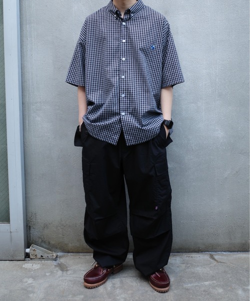 WHO'S WHO gallery(フーズフーギャラリー)の「COOPERパラシュートパンツ(カーゴパンツ・メンズ・ブラック/カーキ/サンドベージュ・FREE)」の7枚目の写真