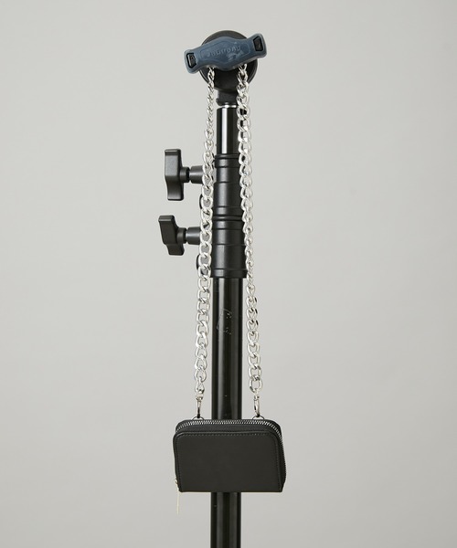 re_k by JUNRED（レクバイジュンレッド）の「【　re_k by JUNRed　】ネックチェーンウォレット（ショルダーバッグ・メンズ・ブラック・FREE）」の3枚目の写真