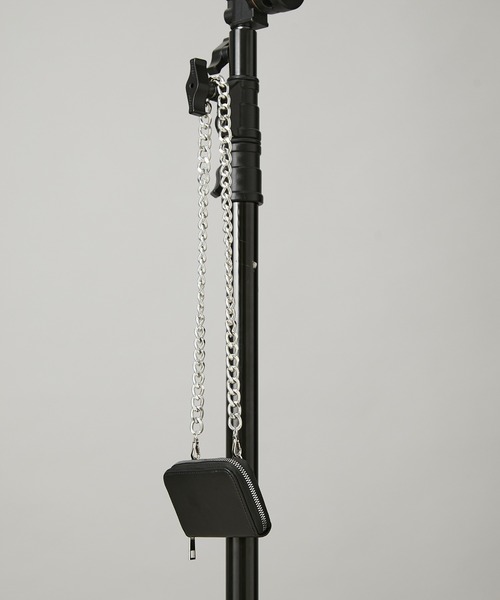 re_k by JUNRED（レクバイジュンレッド）の「【　re_k by JUNRed　】ネックチェーンウォレット（ショルダーバッグ・メンズ・ブラック・FREE）」の7枚目の写真