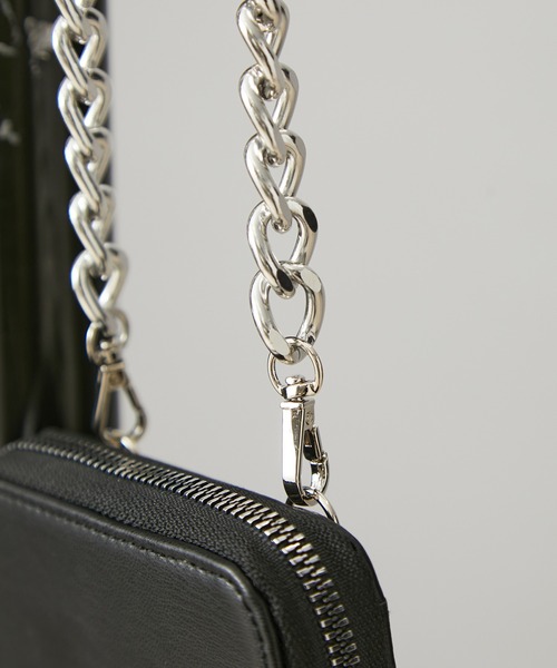 re_k by JUNRED（レクバイジュンレッド）の「【　re_k by JUNRed　】ネックチェーンウォレット（ショルダーバッグ・メンズ・ブラック・FREE）」の11枚目の写真