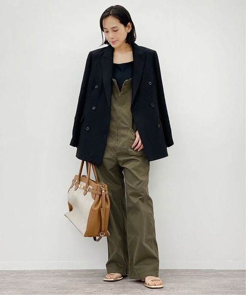 Johnbull（ジョンブル）の「【JOHNBULL/ジョンブル】ミリタリーサロペット（サロペット/オーバーオール・レディース・カーキ・36/38）」の5枚目の写真