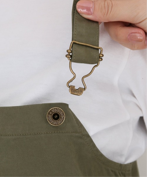 Johnbull（ジョンブル）の「【JOHNBULL/ジョンブル】ミリタリーサロペット（サロペット/オーバーオール・レディース・カーキ・36/38）」の18枚目の写真
