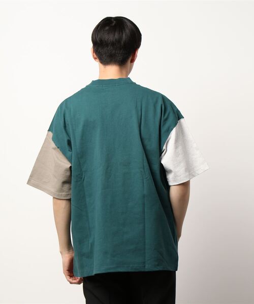 BACK NUMBER(バックナンバー)の「【BACK NUMBER】ビッグシルエットクレイジーTシャツ(Tシャツ/カットソー・メンズ・ホワイト/グレー/グリーン・S/M/L/XL)」の5枚目の写真