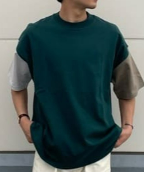 BACK NUMBER(バックナンバー)の「【BACK NUMBER】ビッグシルエットクレイジーTシャツ(Tシャツ/カットソー・メンズ・ホワイト/グレー/グリーン・S/M/L/XL)」の3枚目の写真