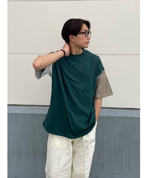 BACK NUMBER(バックナンバー)の「【BACK NUMBER】ビッグシルエットクレイジーTシャツ(Tシャツ/カットソー・メンズ・ホワイト/グレー/グリーン・S/M/L/XL)」の19枚目の写真